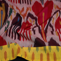 Multicolor - Cotton Pochampally Ikat Blouse Piece 18