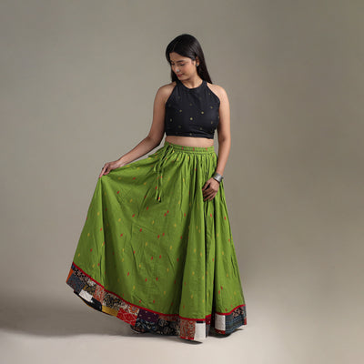 Jacquard 24 Kali Patchwork Cotton Long Skirt 25