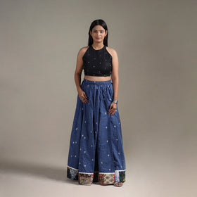 Jacquard 24 Kali Patchwork Cotton Long Skirt 26