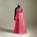 Pink - Nazaakat Kota Doria Cotton Plain Saree with Blouse & Jewellery Set 59