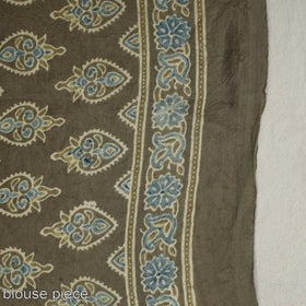 Ajrakh Bandhani Modal Silk Saree Oline in India 