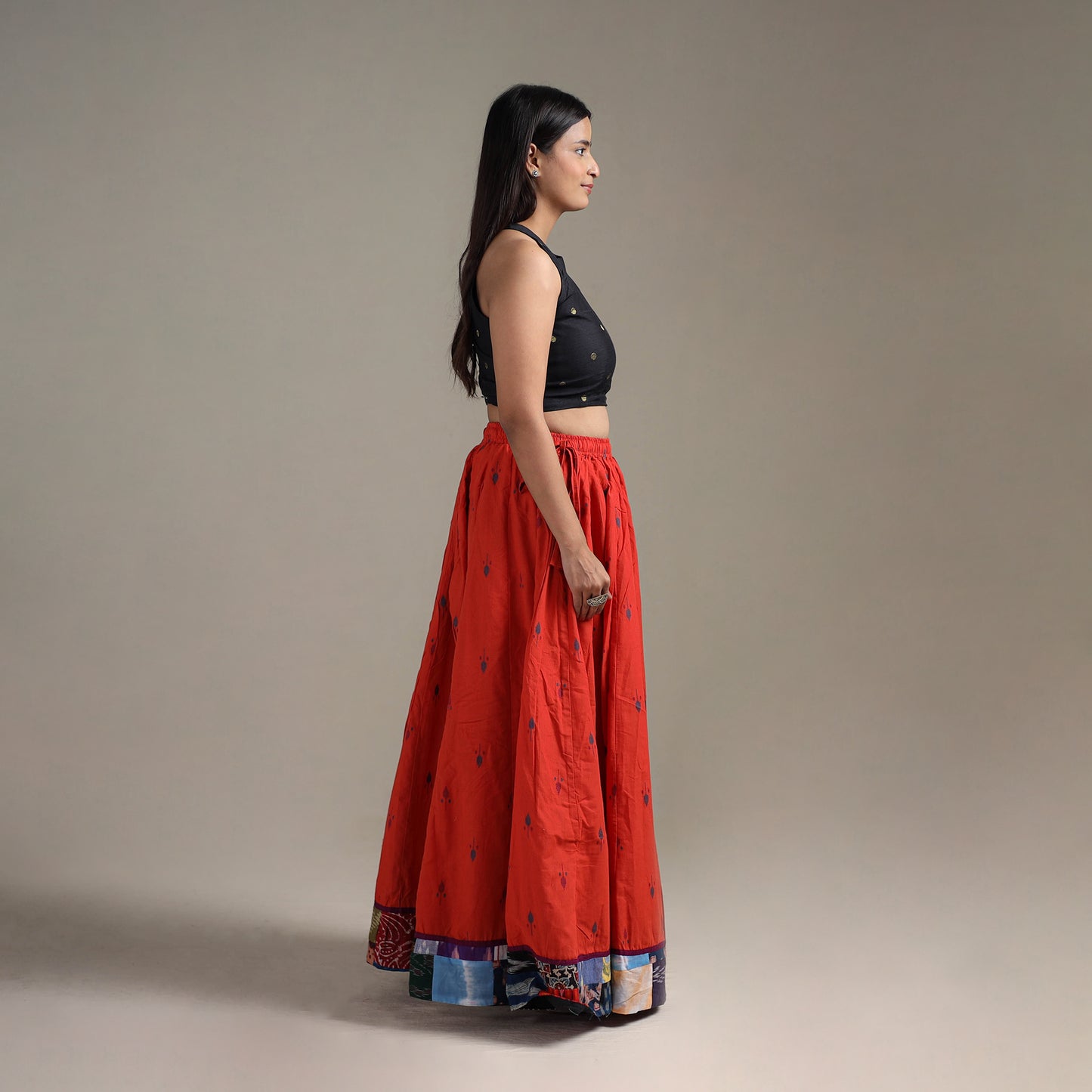 Jacquard 24 Kali Patchwork Cotton Long Skirt 31