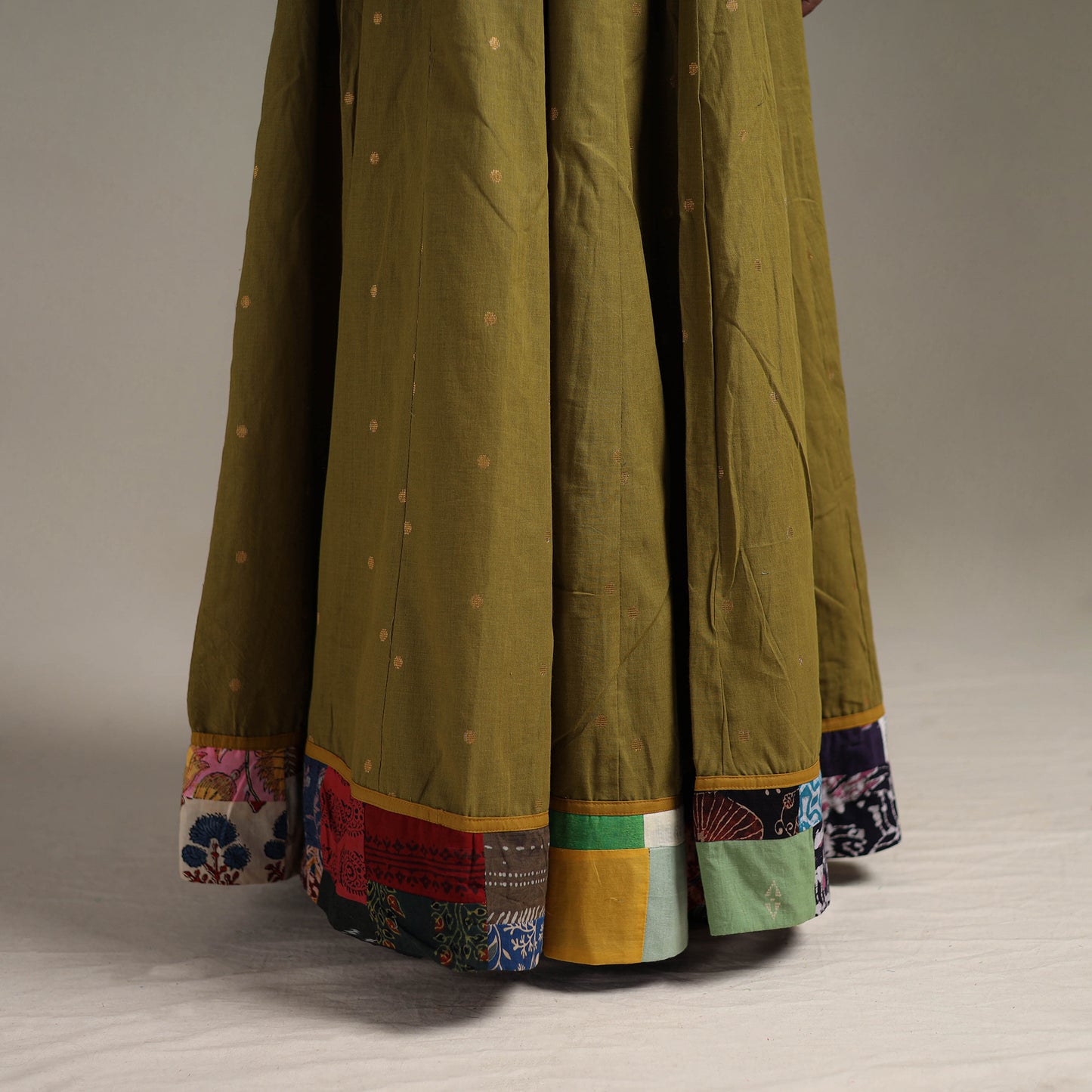 Jacquard 24 Kali Patchwork Cotton Long Skirt 32