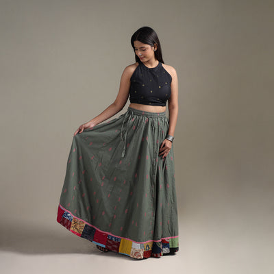 Jacquard 24 Kali Patchwork Cotton Long Skirt 34