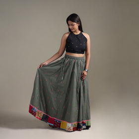 Jacquard 24 Kali Patchwork Cotton Long Skirt 34