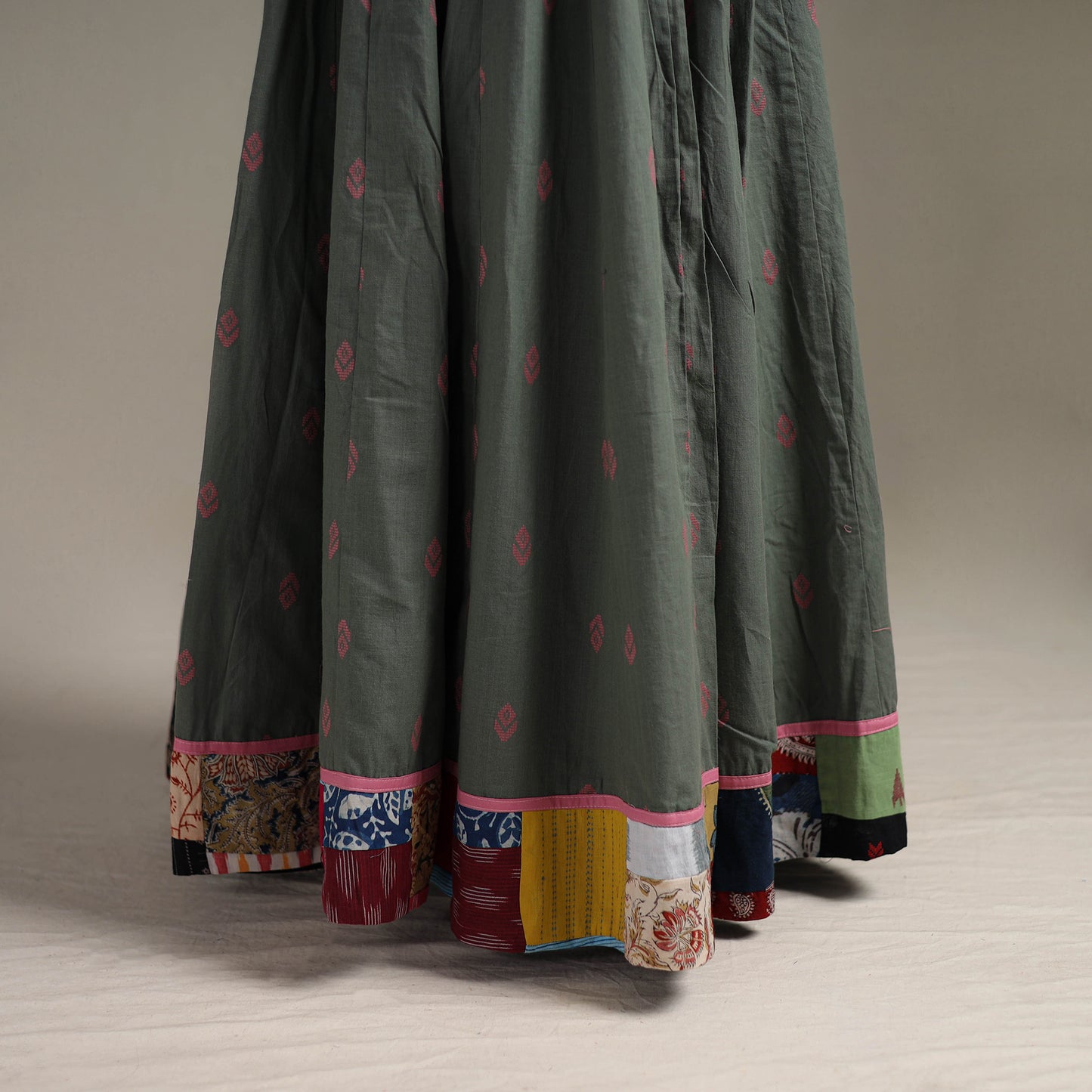 Jacquard 24 Kali Patchwork Cotton Long Skirt 34