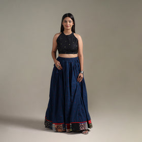 Jacquard 24 Kali Patchwork Cotton Long Skirt 36