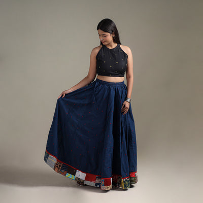 Jacquard 24 Kali Patchwork Cotton Long Skirt 36