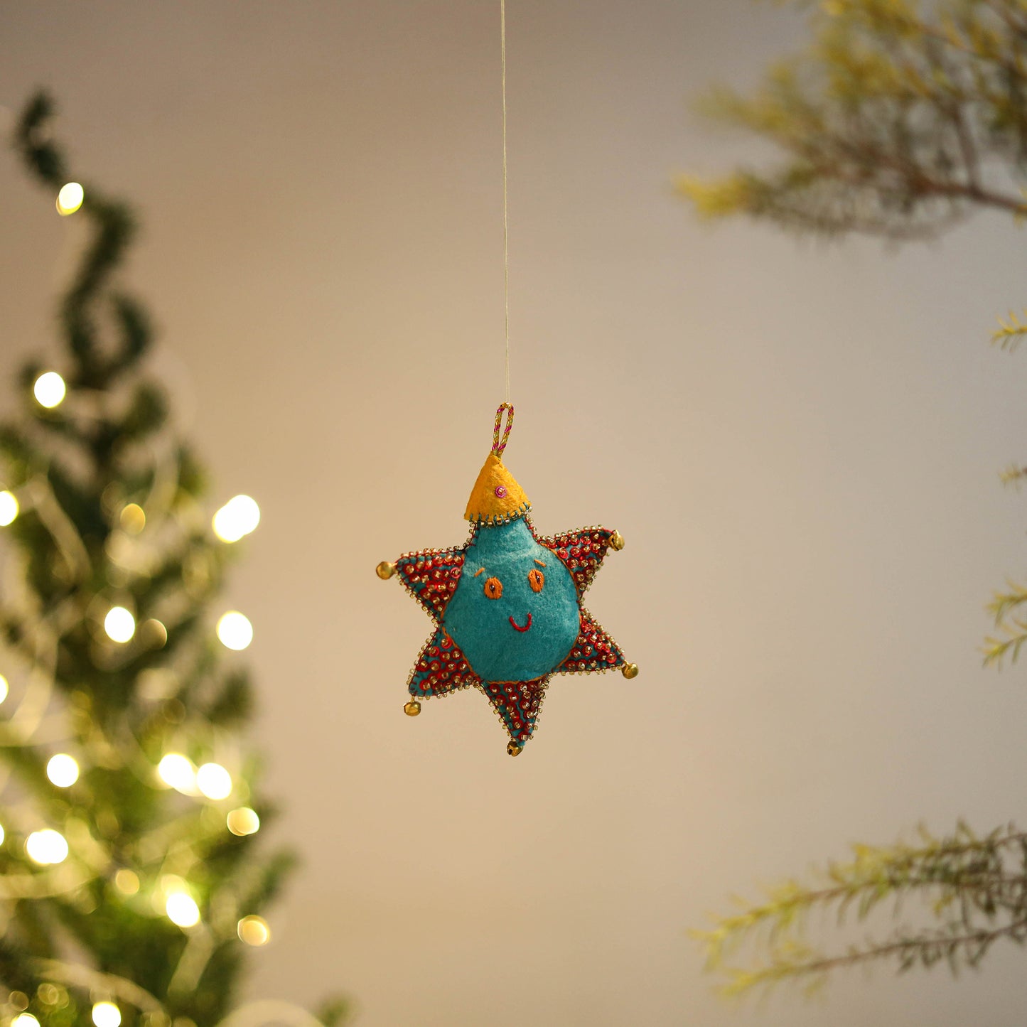 Star Felt Ornament -  Handmade Christmas Decor 60