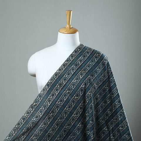 Block Printed Cotton Vanaspati Bagru Fabric 07