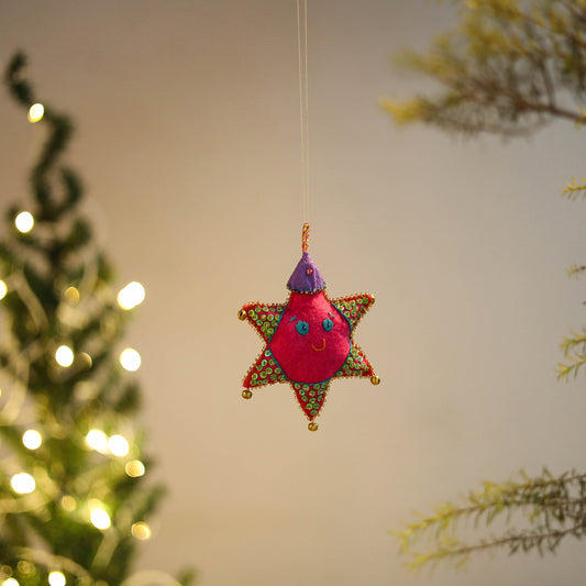 Star Felt Ornament -  Handmade Christmas Decor 63