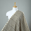 Buy Beige Block Printed Cotton Kalamkari Bagru Fabric 