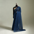 Blue - Nazaakat Kota Doria Cotton Plain Saree with Blouse & Jewellery Set 67