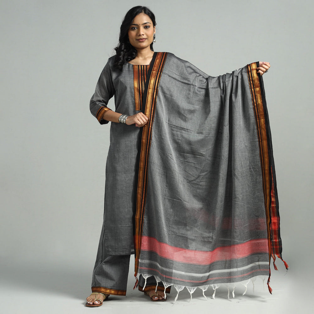 Dharwad Kurta with Palazzo & Dupatta Set
