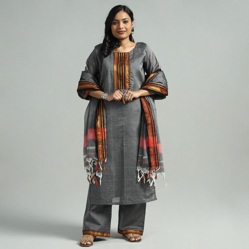 Dharwad Kurta with Palazzo & Dupatta Set
