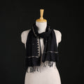 Phulia Jamdani Pure Handloom Cotton Stole with Tassels 23