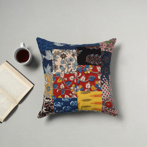 Multicolor - Handcrafted Patchwork Cushion Cover 27