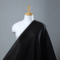  Black Handloom Pure Linen Bhagalpuri Fabric 