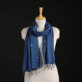 Phulia Jamdani Pure Handloom Cotton Stole with Tassels 29
