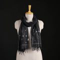 Phulia Jamdani Pure Handloom Cotton Stole with Tassels 31