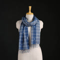 Phulia Jamdani Pure Handloom Cotton Stole with Tassels 36