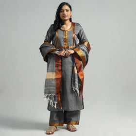Dharwad Kurta with Palazzo & Dupatta Set
