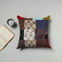 Multicolor - Handcrafted Cotton Patchwork Cushion Cover 26