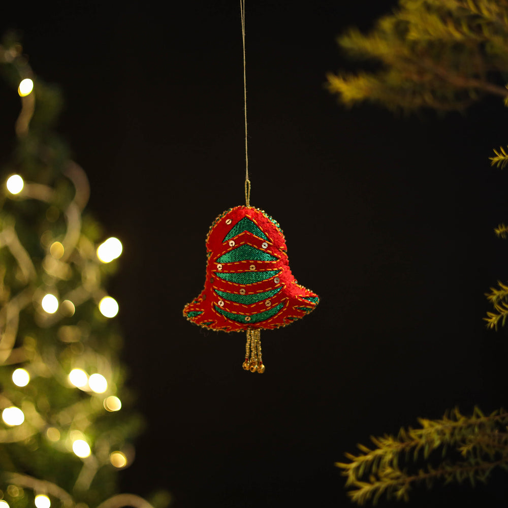 Bell Felt Ornament - Handmade Christmas Decor 33