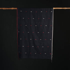 Phulia Jamdani Pure Handloom Cotton Stole with Tassels 22