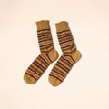 Brown Kumaun Hand Knitted Woollen Socks (Adult) 