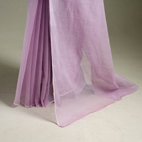 Purple - Nazaakat Kota Doria Cotton Plain Saree with Blouse & Jewellery Set 76