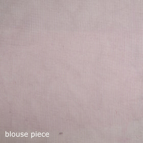 Purple - Nazaakat Kota Doria Cotton Plain Saree with Blouse & Jewellery Set 76