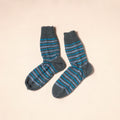 Grey Kumaun Hand Knitted Woollen Socks (Adult) 