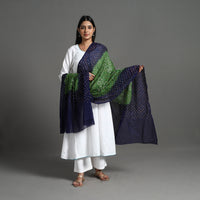 Green - Kutch Tie-Dye Cotton Bandhani Dupatta 23