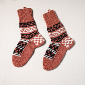 Orange - kullu karishma hand knitted angora x merino wool