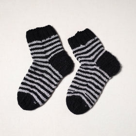 Black - kullu karishma hand knitted angora x merino wool