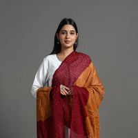 Brown - Kutch Tie-Dye Cotton Bandhani Dupatta 29