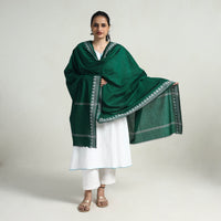 Green - Pure Cotton Sambalpuri Ikat Dupatta 02