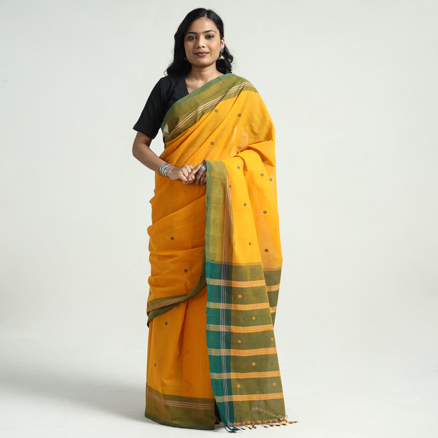 Bomkai Cotton Saree Online | Handloom Bomkai Cotton Saree