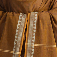 Brown - Pure Cotton Sambalpuri Ikat Dupatta 10