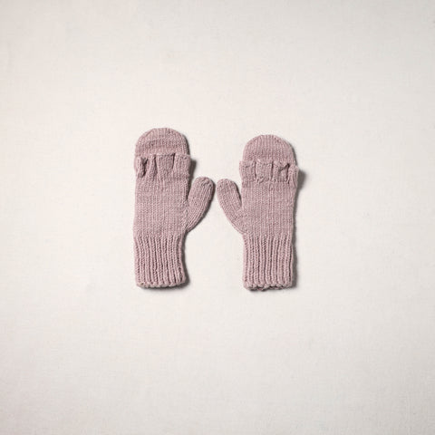 Beige - kullu karishma hand knitted merino wool gloves