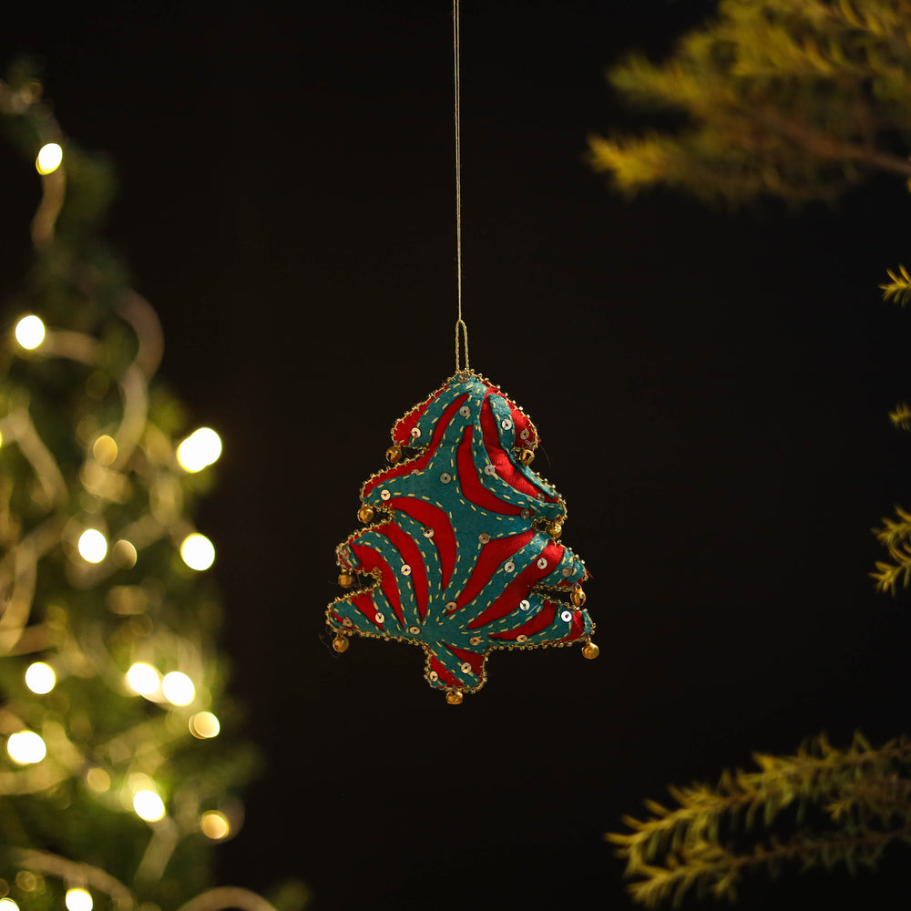 Tree Felt Ornament - Handmade Christmas Decor 49