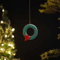 Wreath Felt Ornament - Handmade Christmas Decor 58