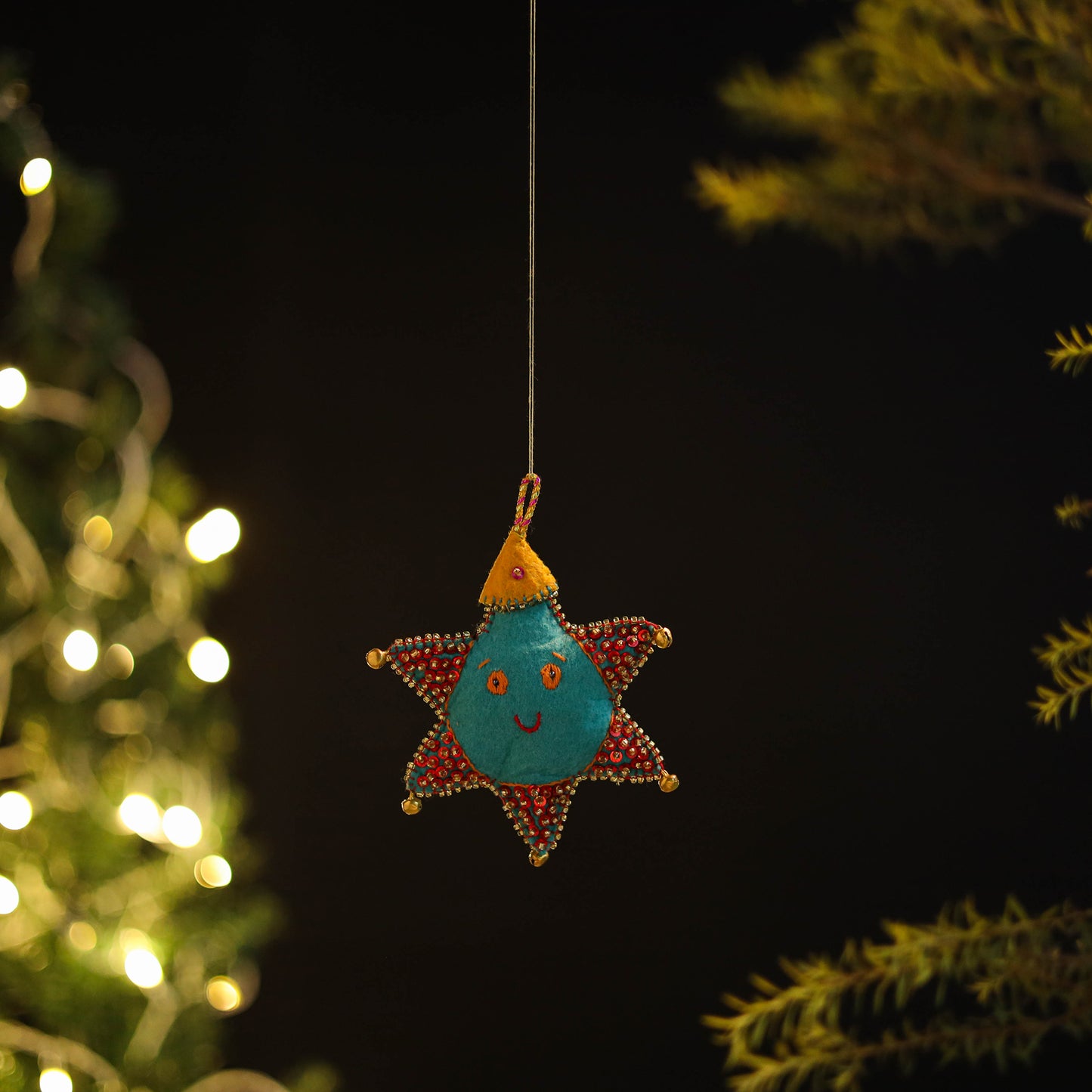 Star Felt Ornament -  Handmade Christmas Decor 60