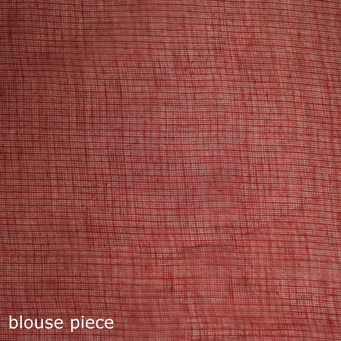 Red - Nazaakat Kota Doria Cotton Plain Saree with Blouse & Jewellery Set 97