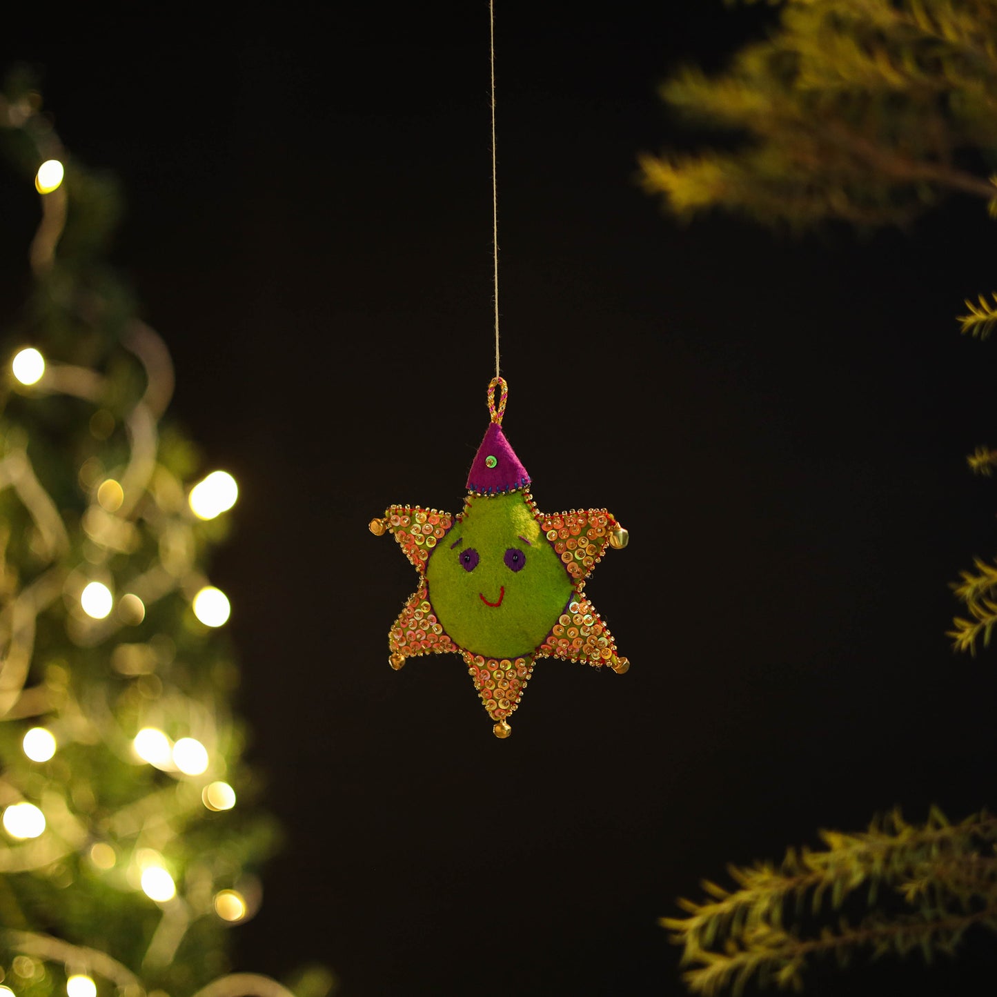 Star Felt Ornament -  Handmade Christmas Decor 62