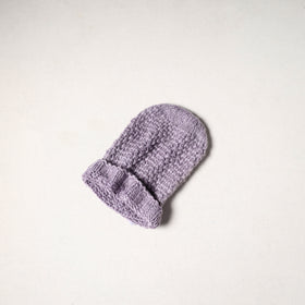Purple - kullu karishma hand knitted merino wool cap 60