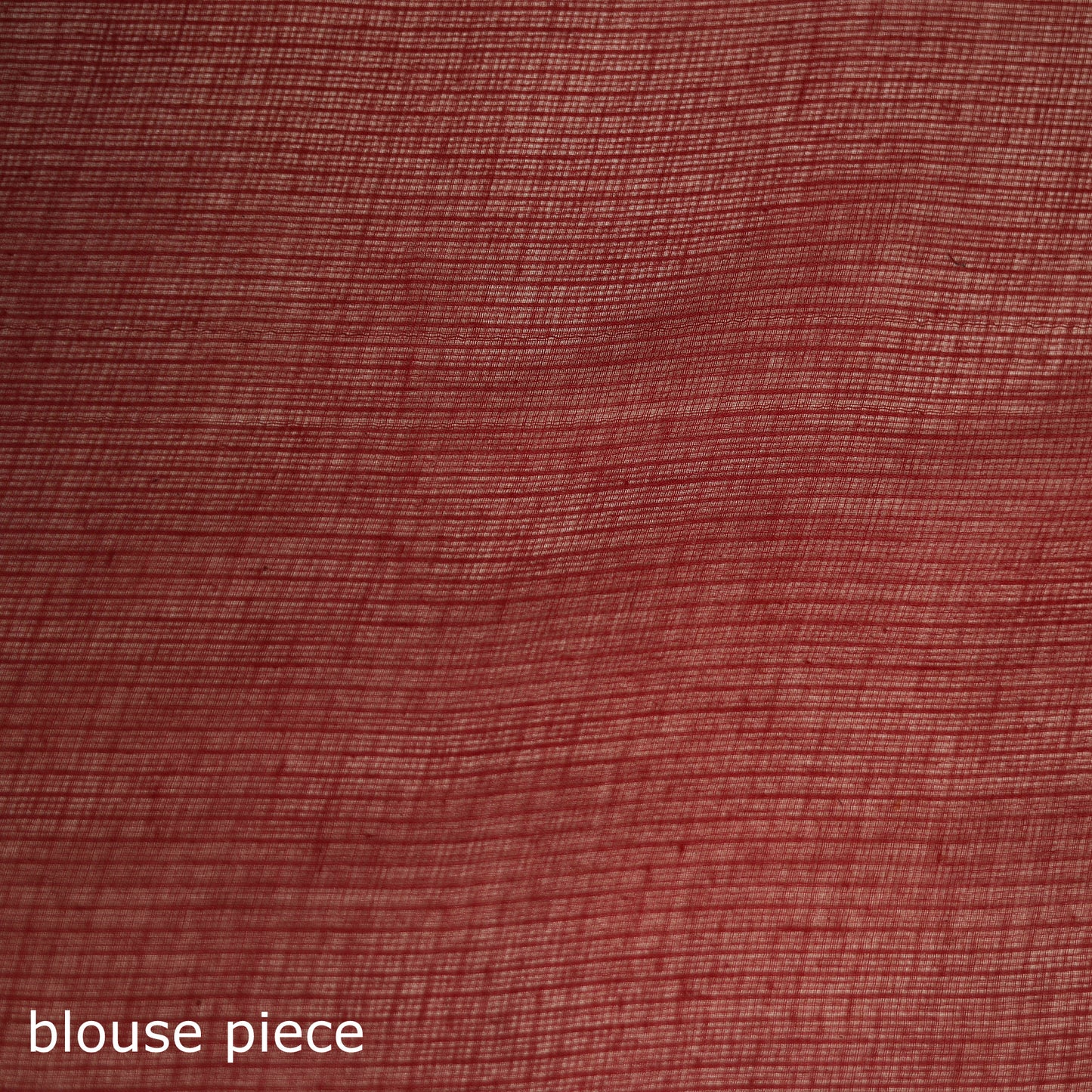 Red - Nazaakat Kota Doria Cotton Plain Saree with Blouse & Jewellery Set 99