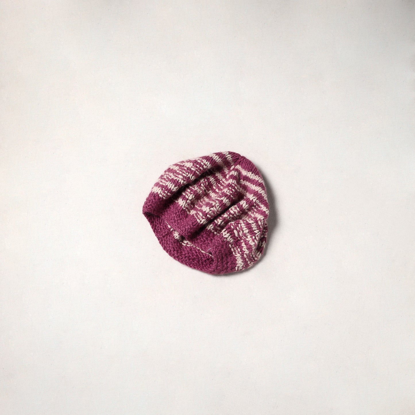 Red - kullu karishma hand knitted angora x merino wool