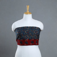 Blue - Block Printed Cotton Akola Blouse Piece 21